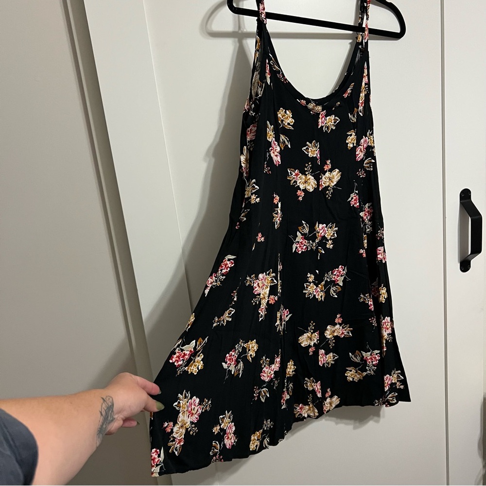 Torrid Black Floral Dress